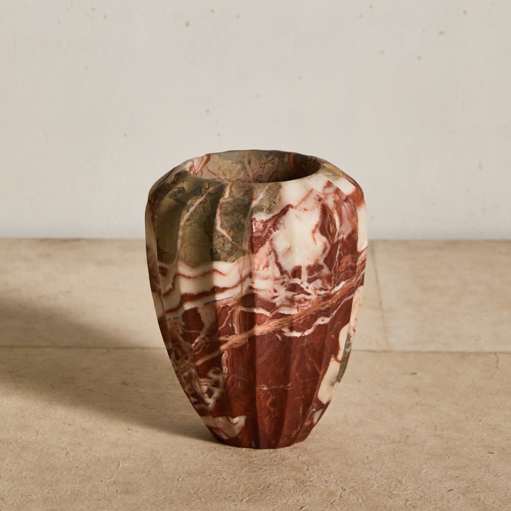 FLUTED SMALL VASE