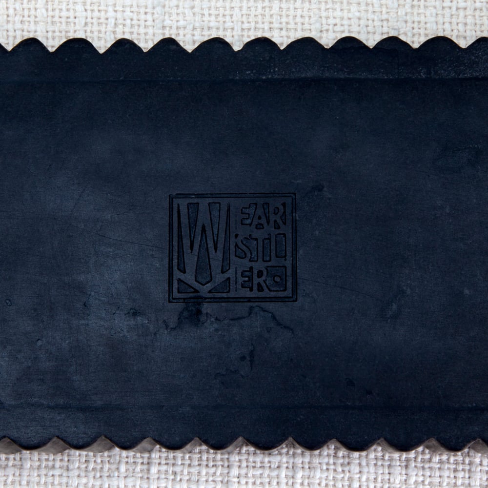 LAUREL RIBBED BOX RECTANGULAR - BLACK