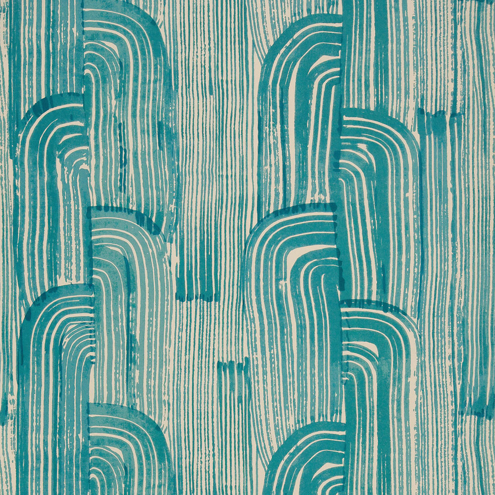 CRESCENT WALLPAPER - LAKE CREAM