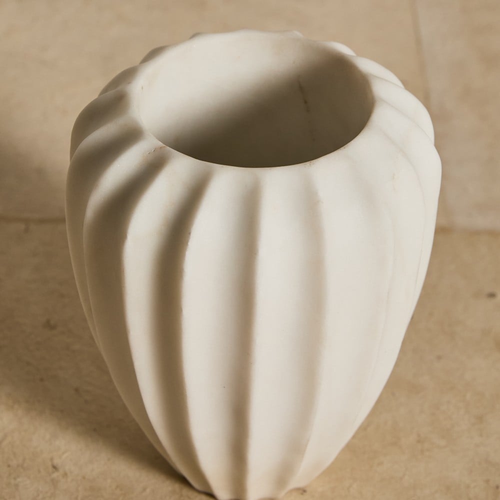 FLUTED SMALL VASE