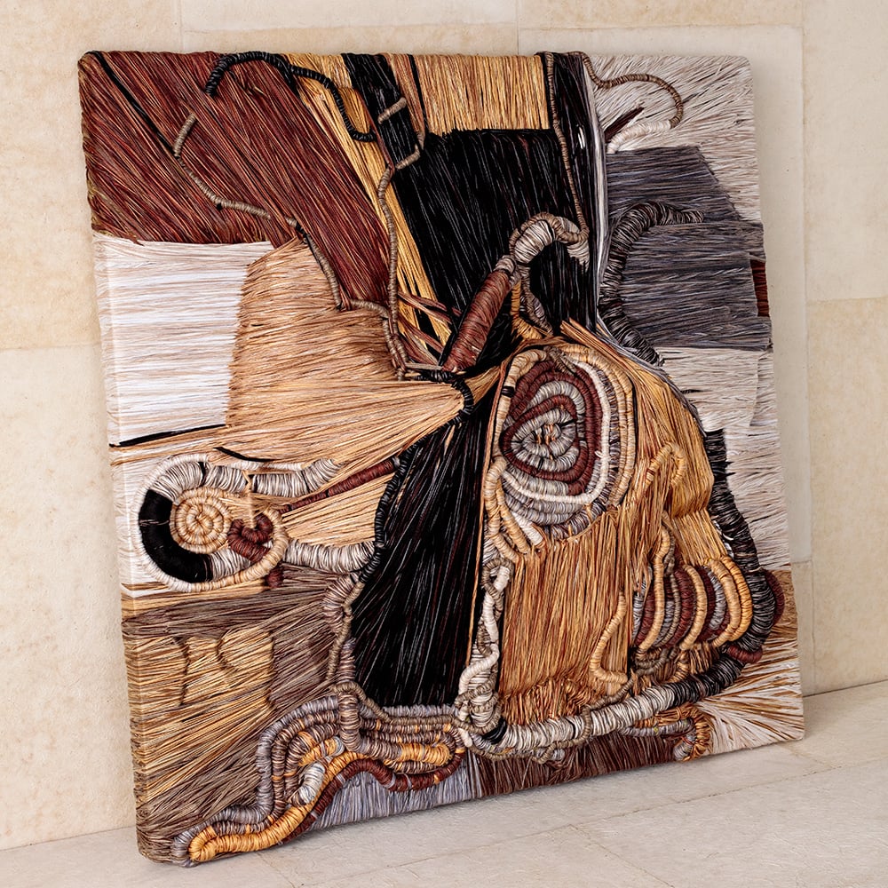 Entanglement Fiber Art Hanging