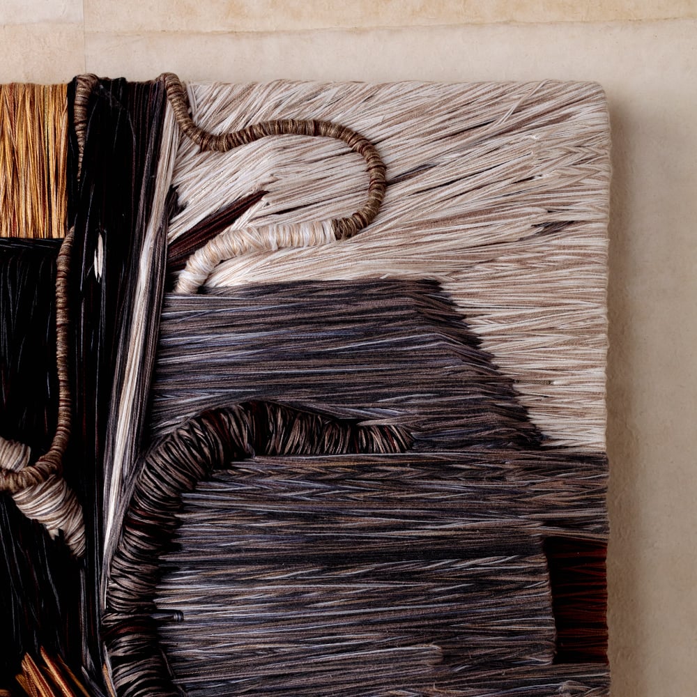 Entanglement Fiber Art Hanging