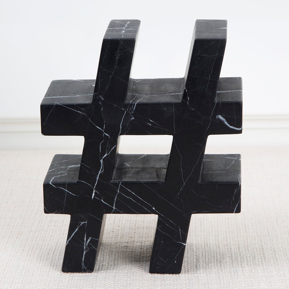 HASHTAG - NEGRO