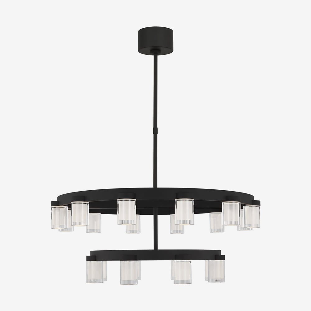 The Esfera Two Tier Medium 20-Light Chandelier image number 0