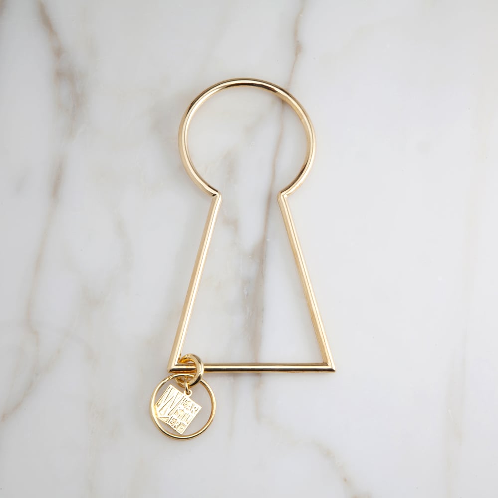 Keyhole Keychain