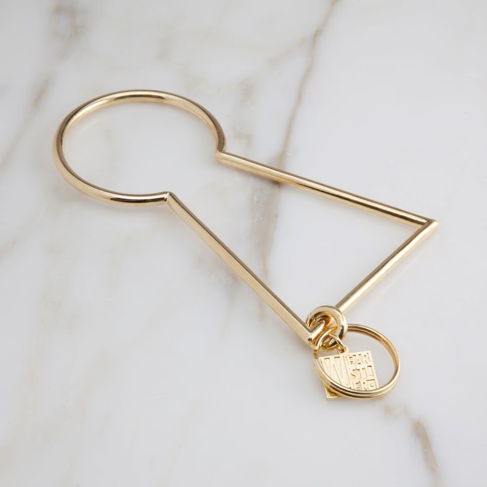 Keyhole Keychain