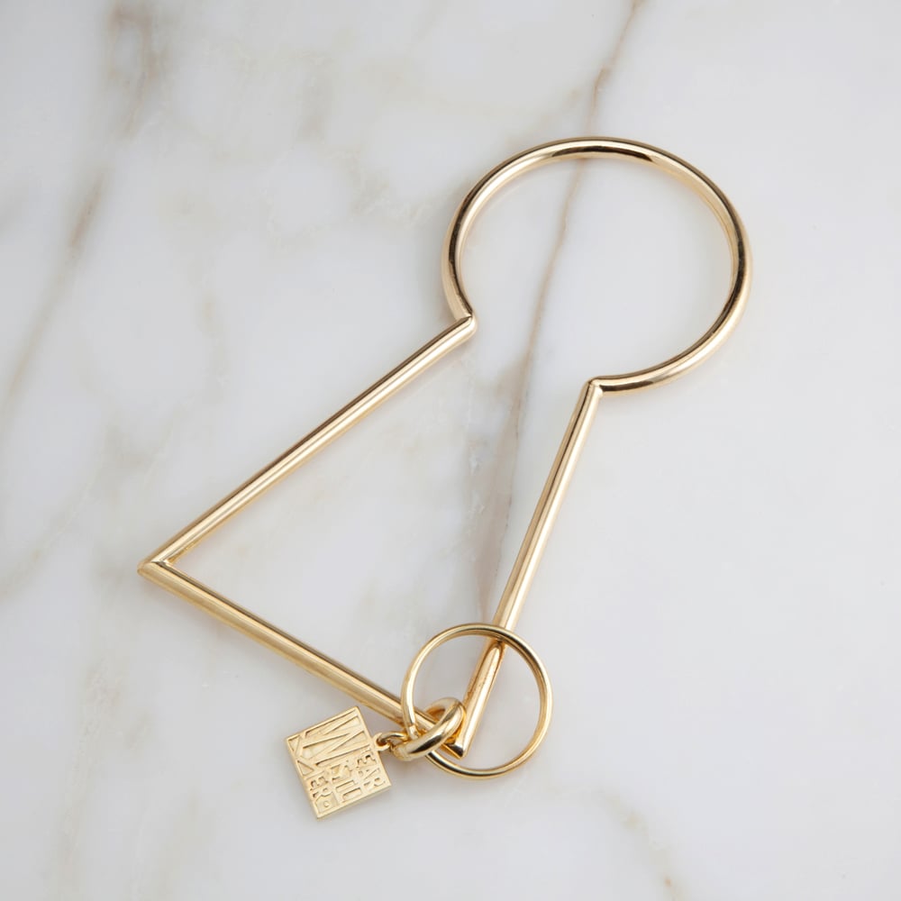 Keyhole Keychain