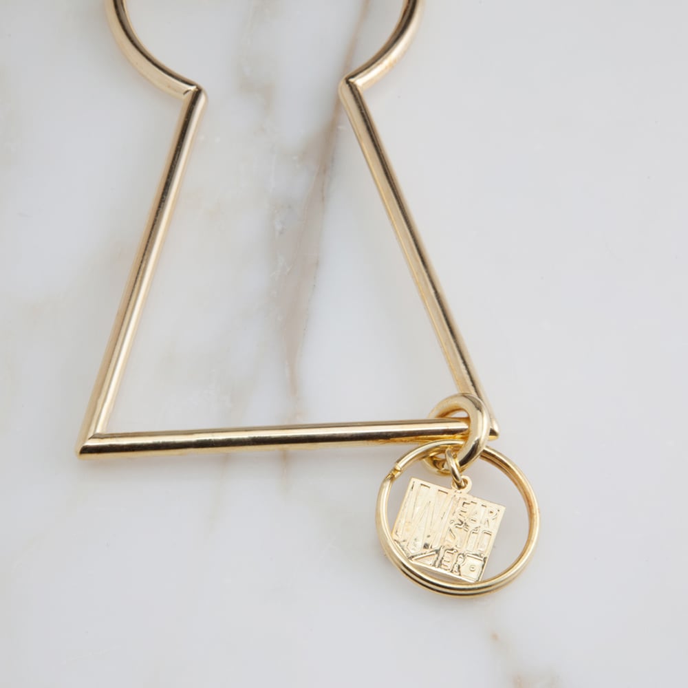Keyhole Keychain