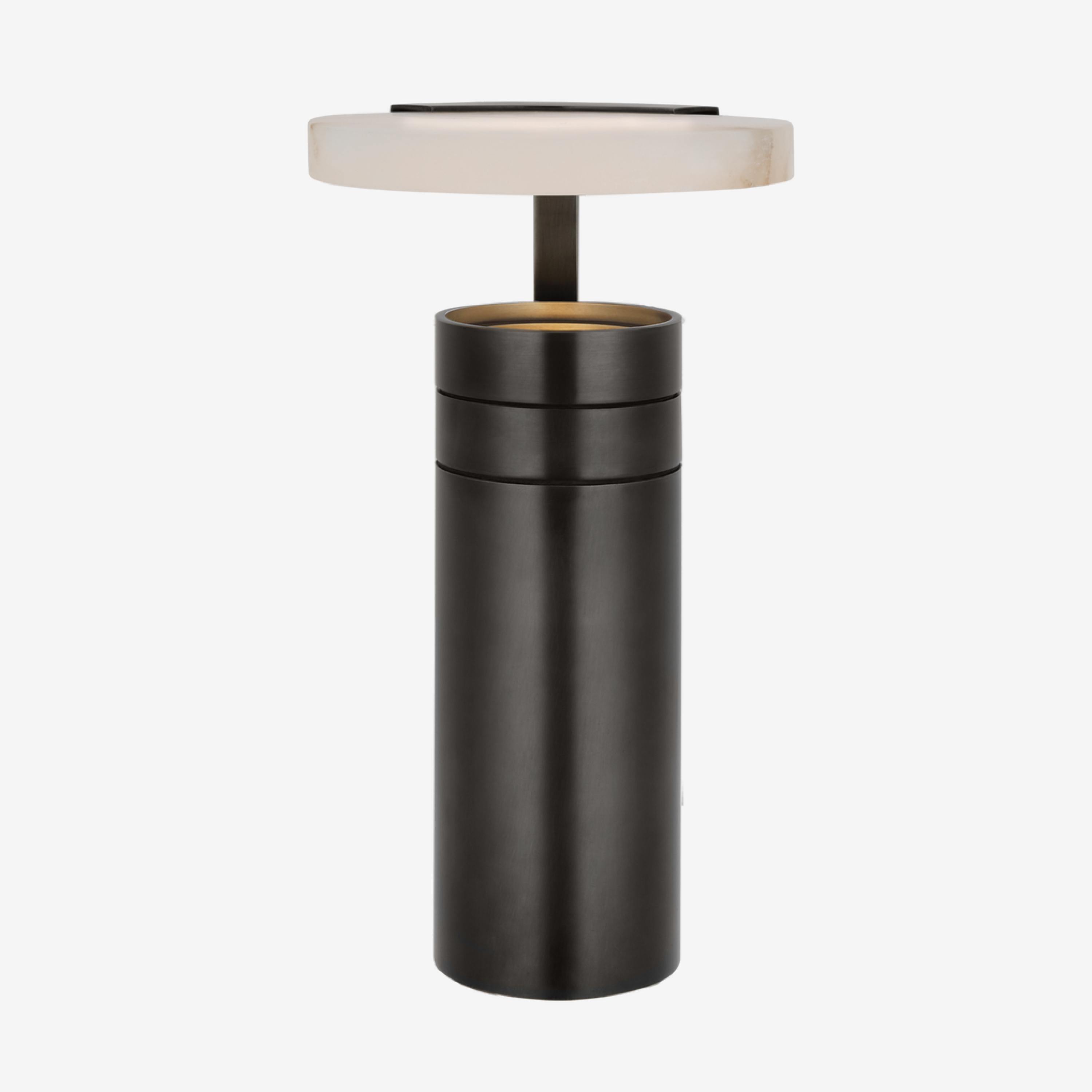 Melange 9" Rechargeable Floating Disc Accent Lamp