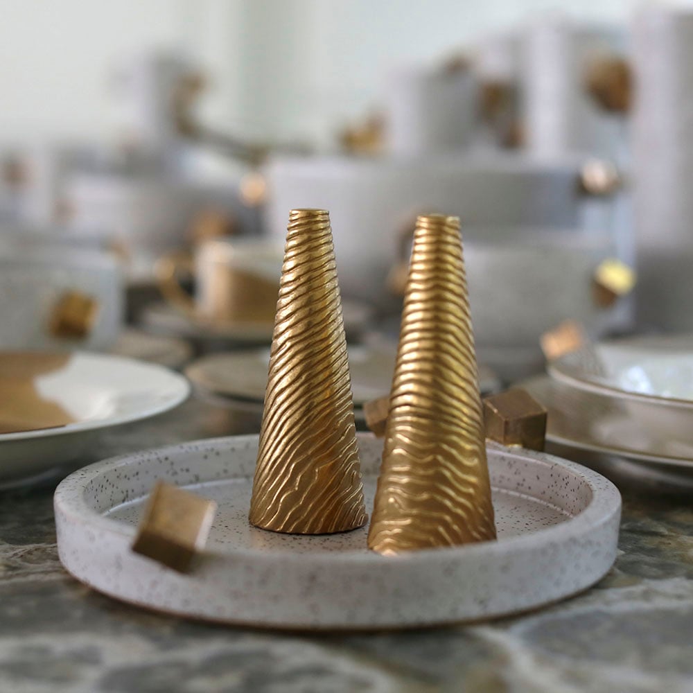 LUSTRE SALT AND PEPPER SHAKER