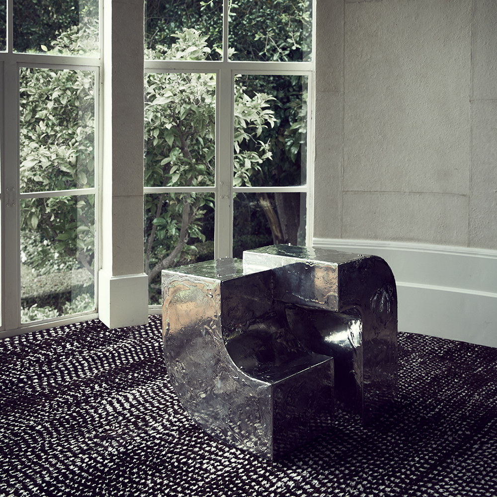 Pewter Side Table