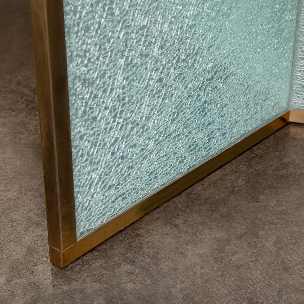 Superluxe Racetrack Fractured Table