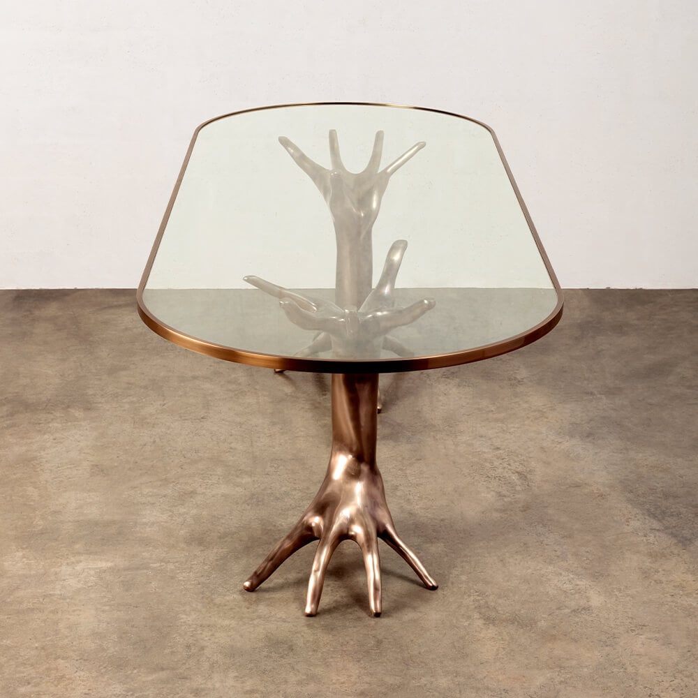 SUPERLUXE DICHOTOMY RACETRACK TABLE