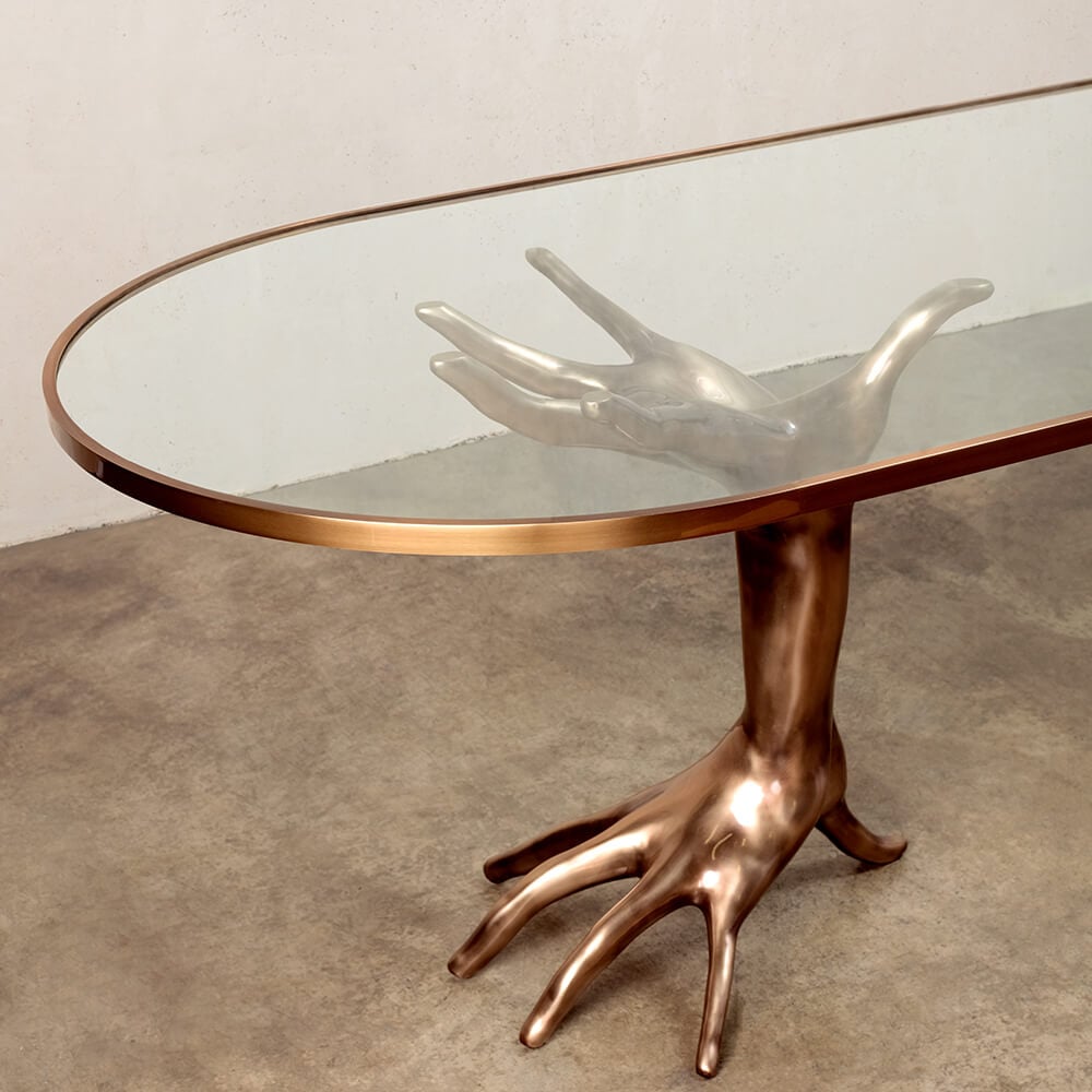 SUPERLUXE DICHOTOMY RACETRACK TABLE