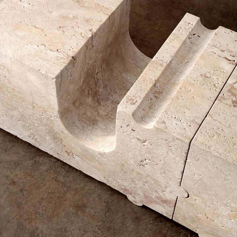 HUME MODULAR STONE BENCH