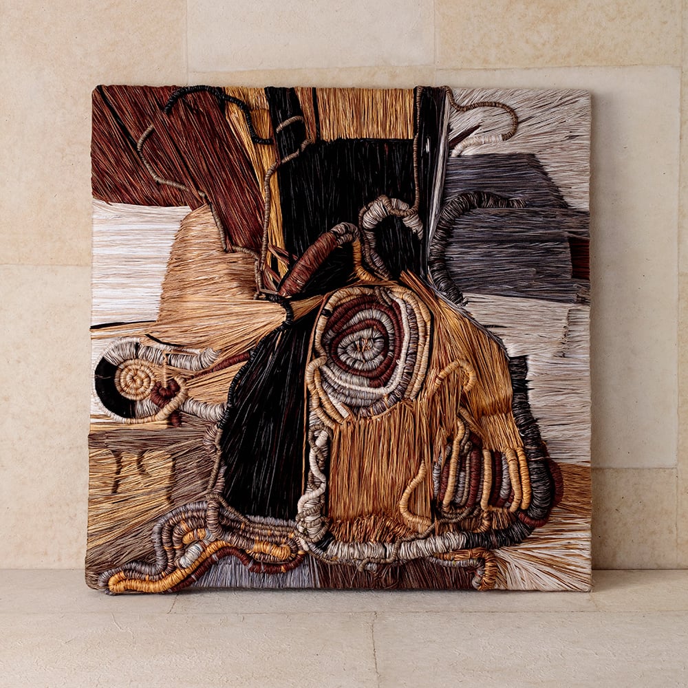 Entanglement Fiber Art Hanging