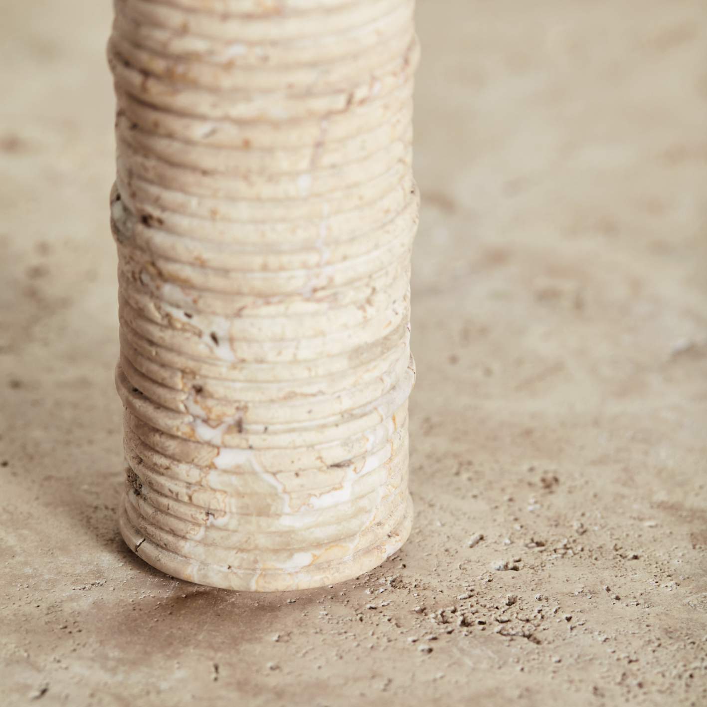 Ribbed Large Candle Holder image number 5