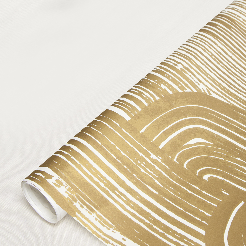 CRESCENT WALLPAPER - GOLD IVORY