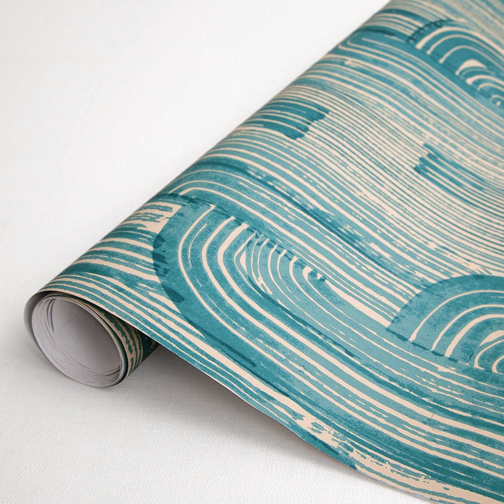 CRESCENT WALLPAPER - LAKE CREAM image number 1