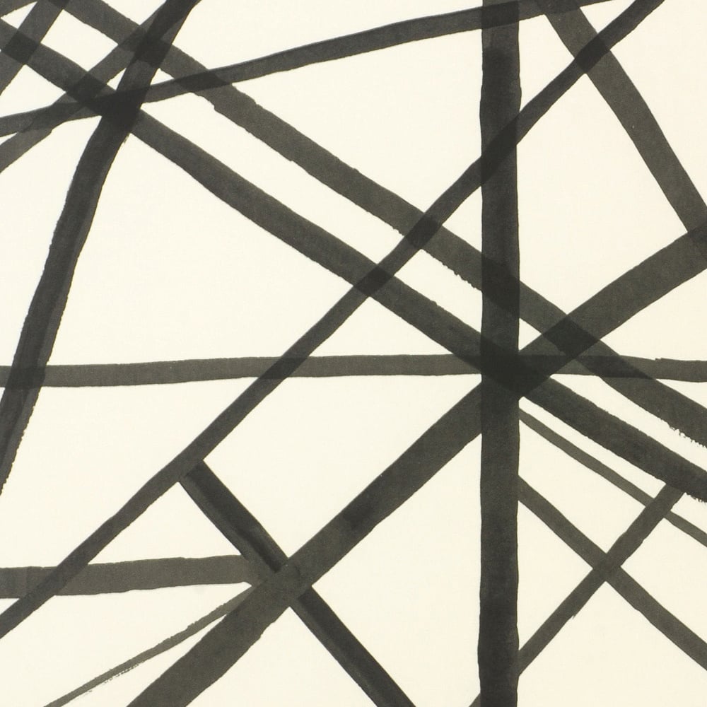 CHANNELS WALLPAPER - EBONY IVORY image number 0