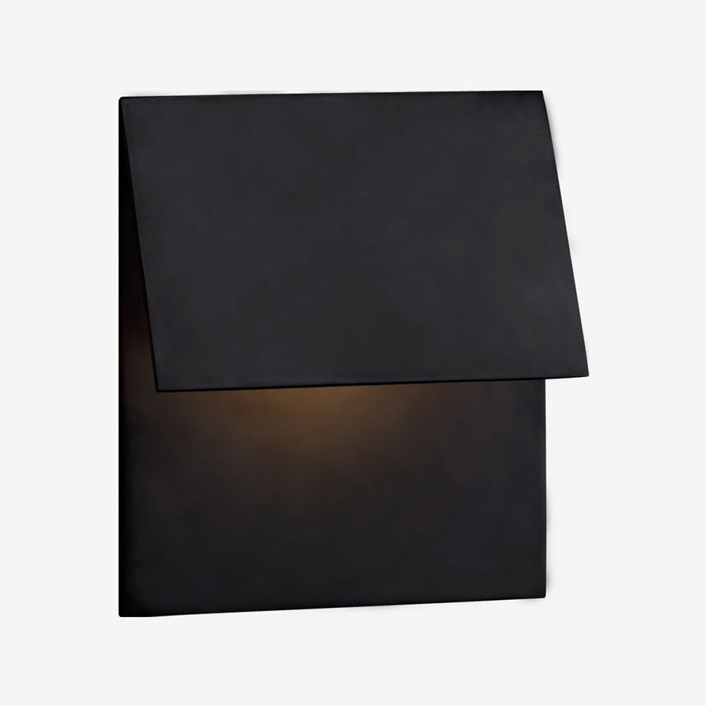 ESKER SINGLE FOLD SCONCE - BRONZE
