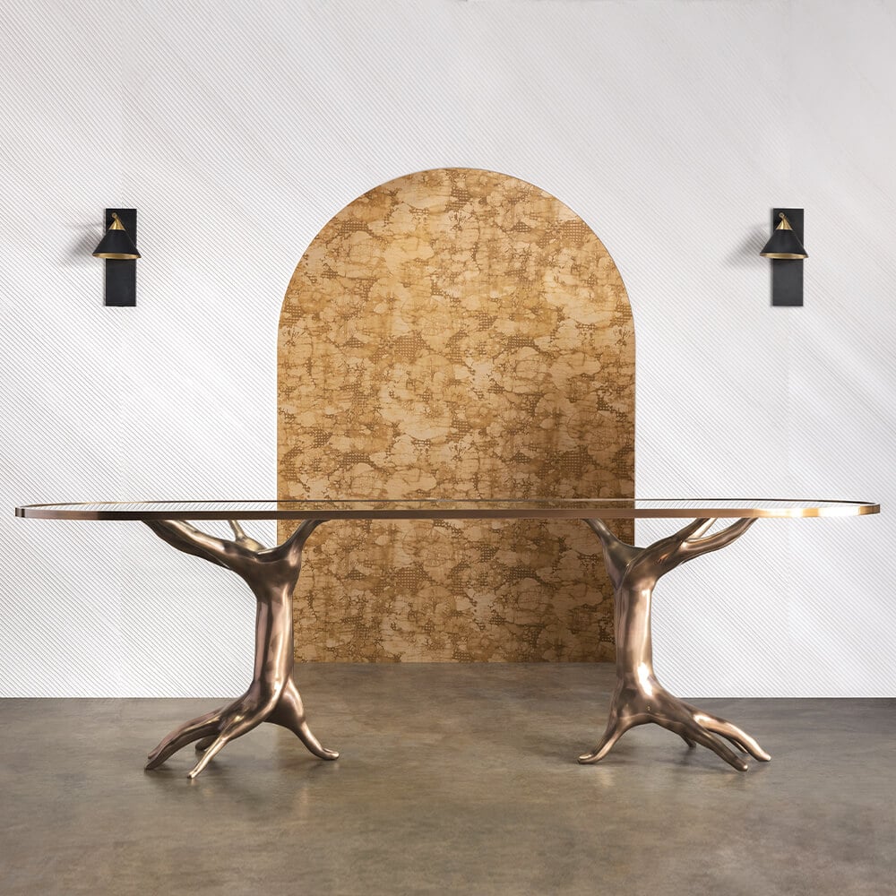 SUPERLUXE DICHOTOMY RACETRACK TABLE image number 8