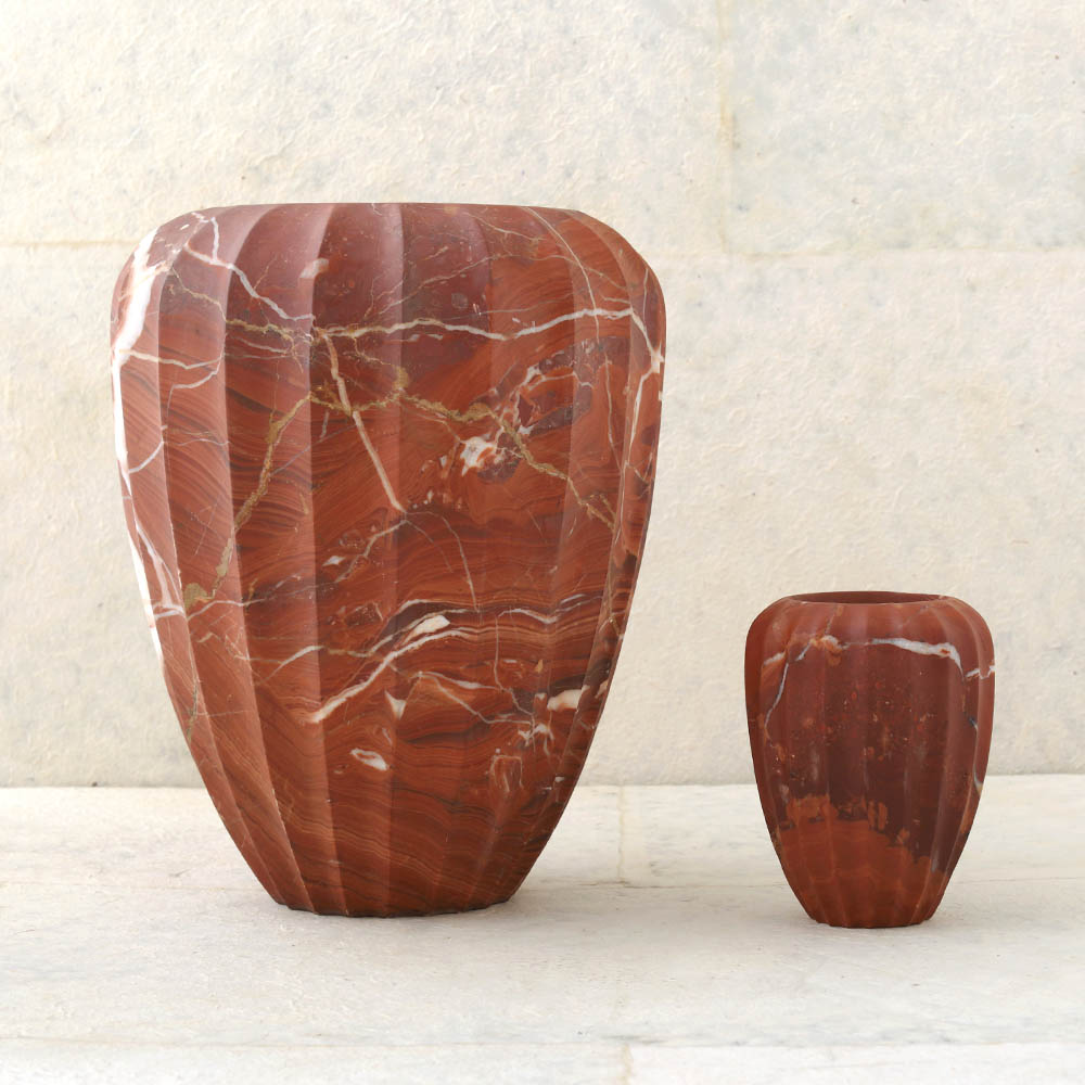 FLUTED LARGE VASE image number 2