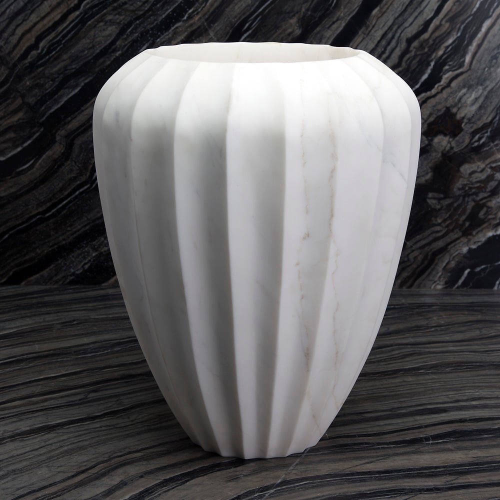 FLUTED LARGE VASE image number 0