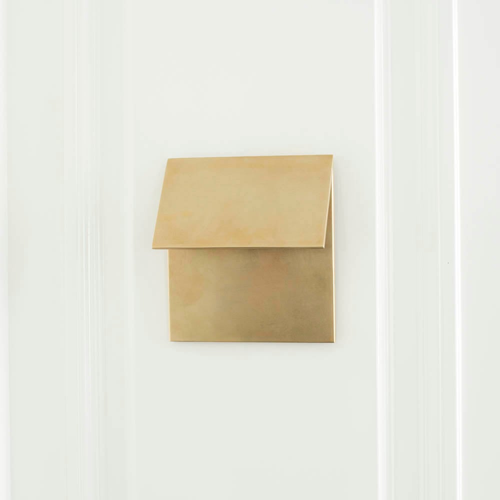 ESKER SINGLE FOLD SCONCE - BRASS