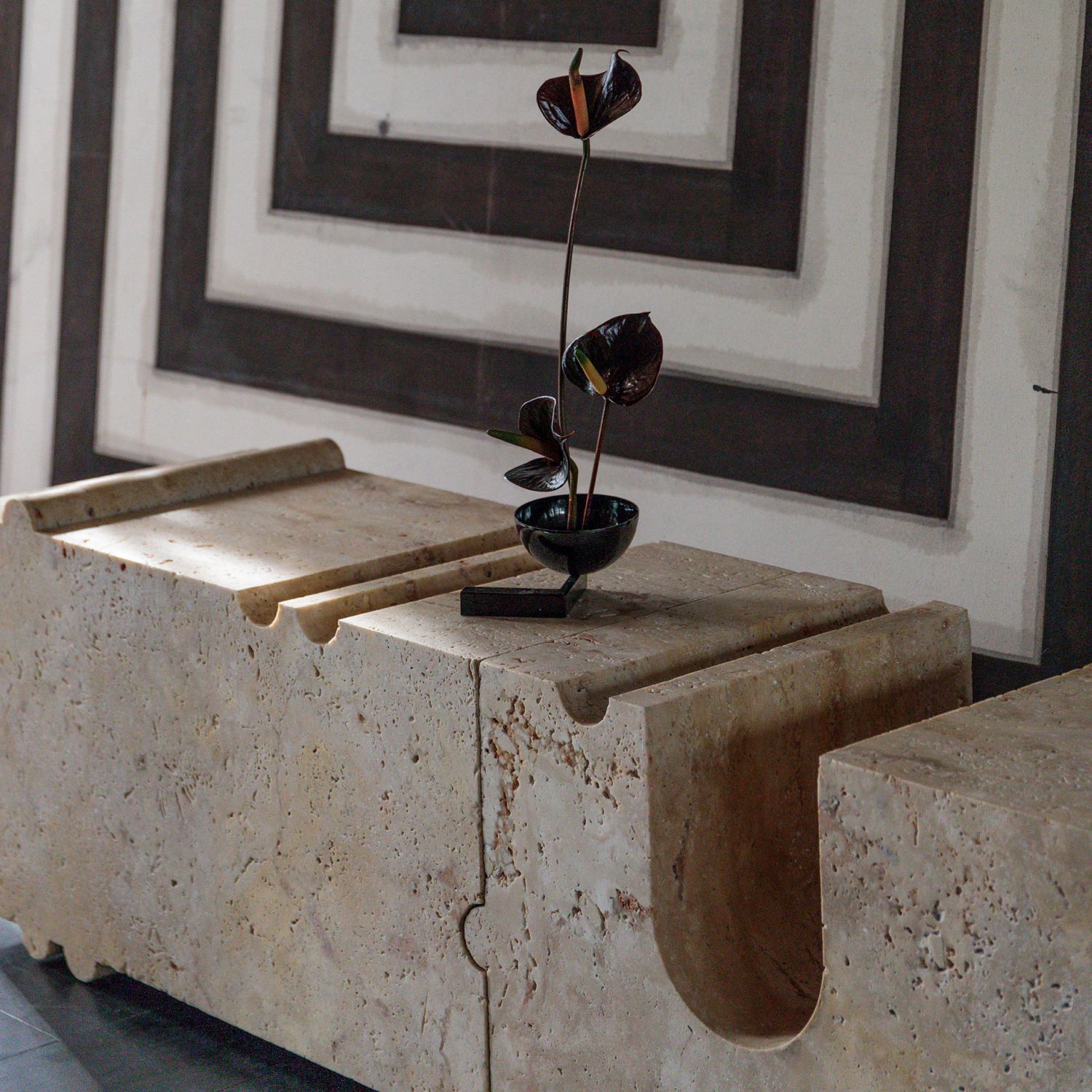 HUME MODULAR STONE BENCH