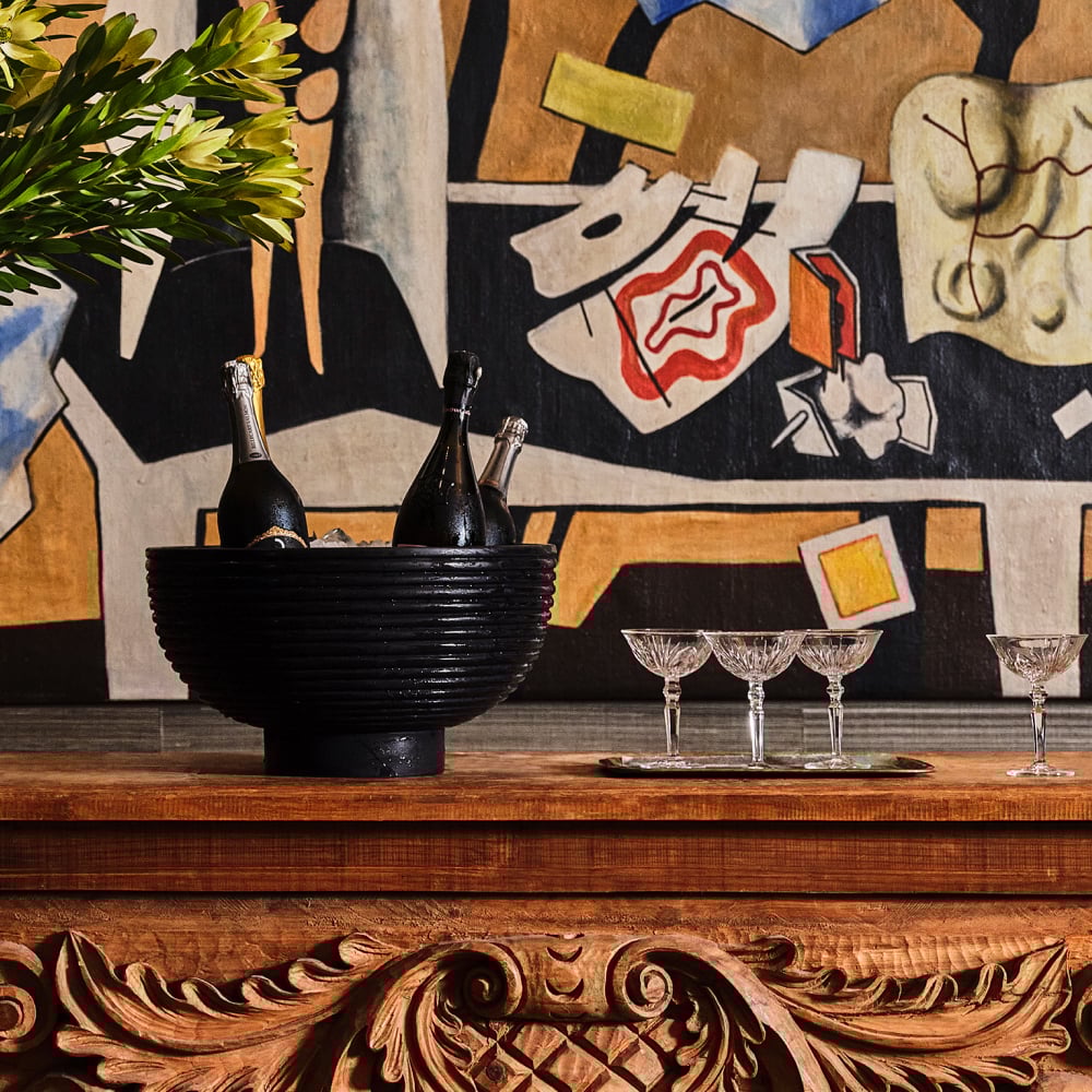 LAUREL CHAMPAGNE BOWL