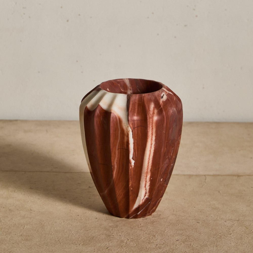 FLUTED SMALL VASE