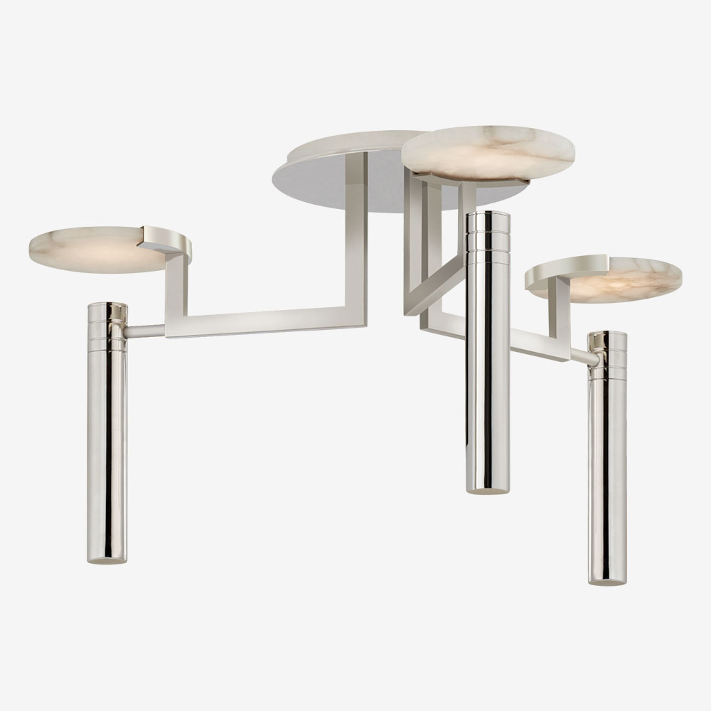 MELANGE LARGE FLOATING DISC SEMI-FLUSH CHANDELIER image number 2