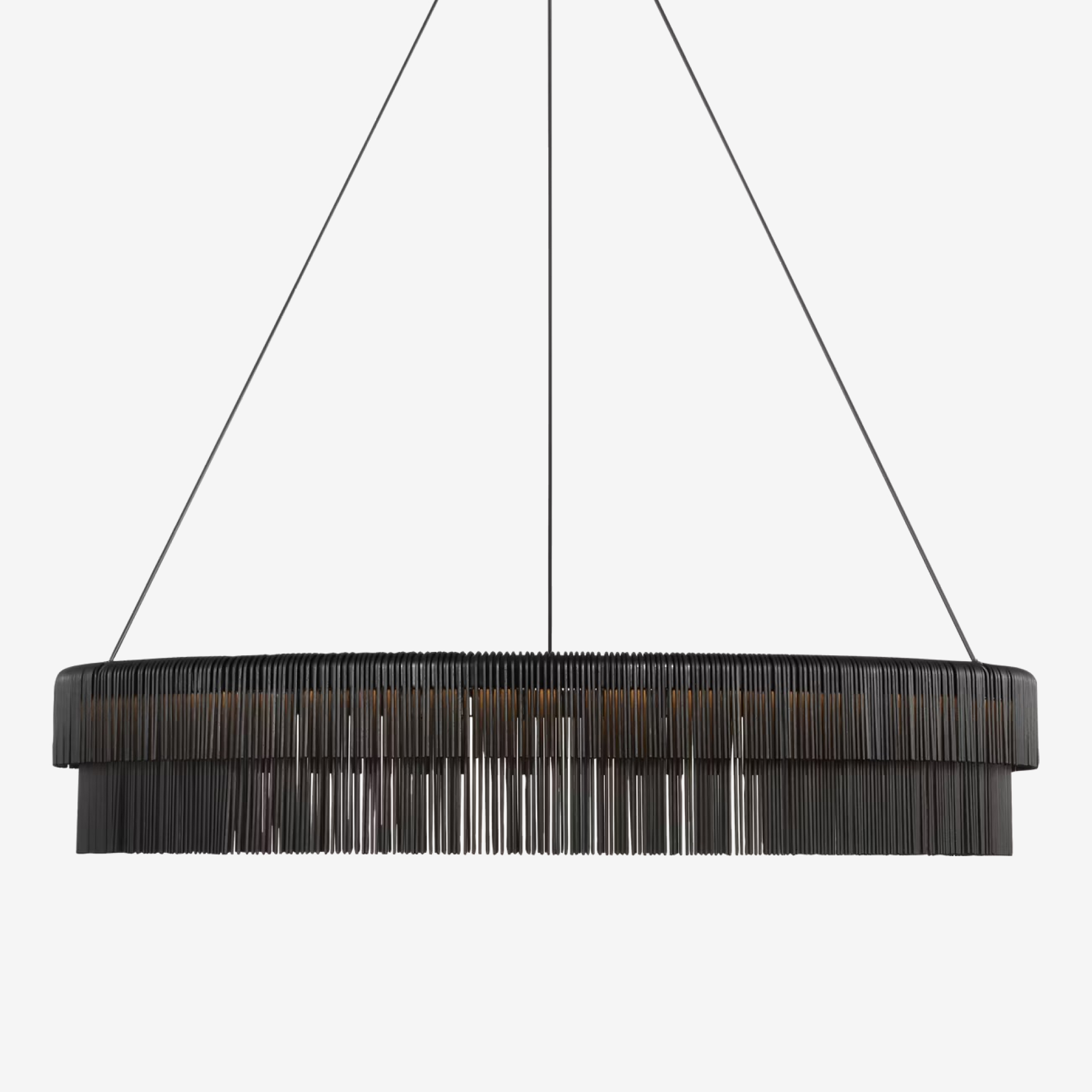 Differo 34" Layered Ring Chandelier