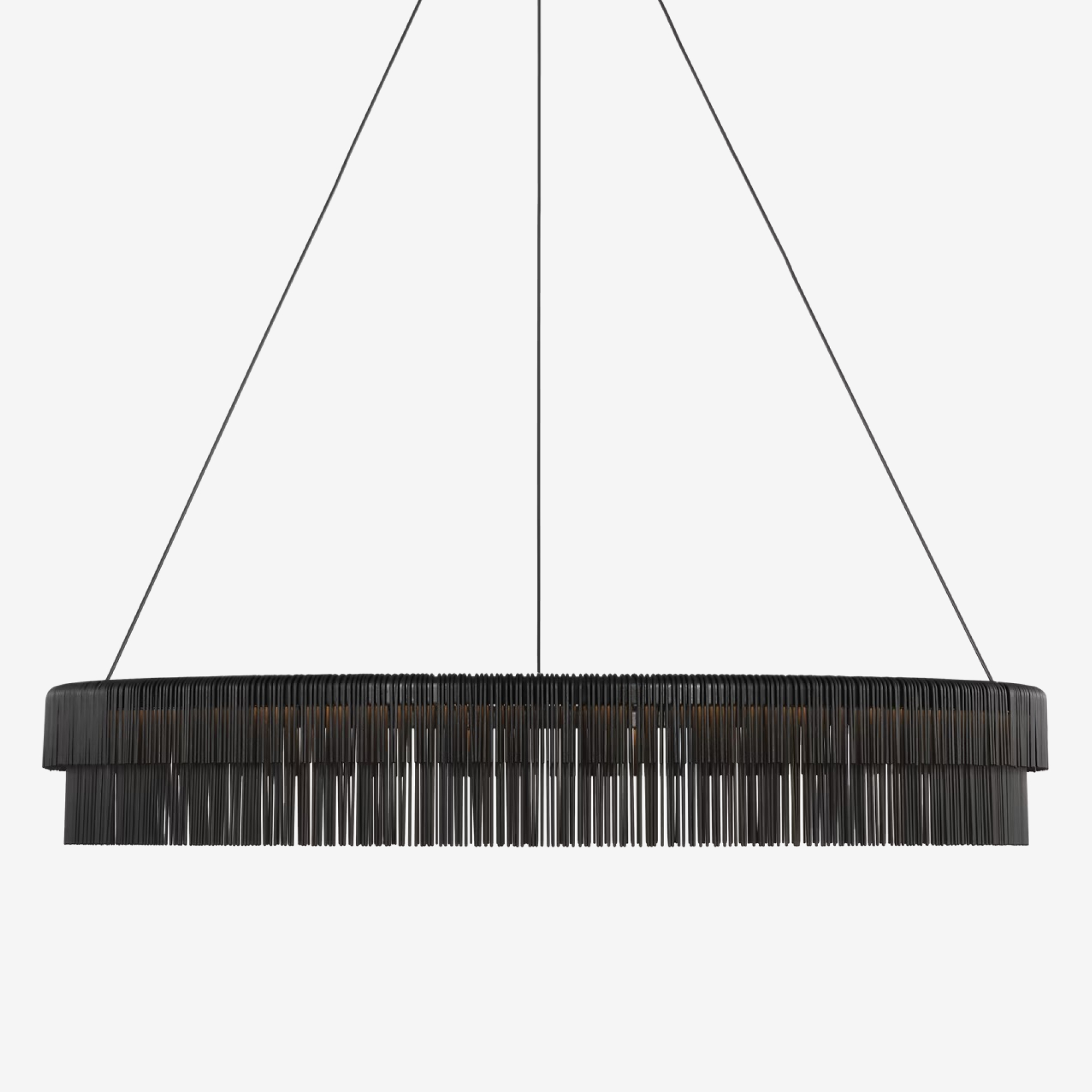Differo 40" Layered Ring Chandelier