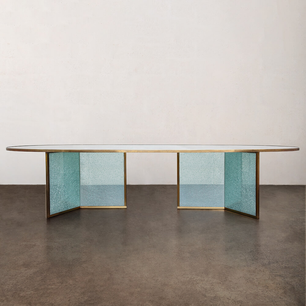 Superluxe Racetrack Fractured Table image number 2