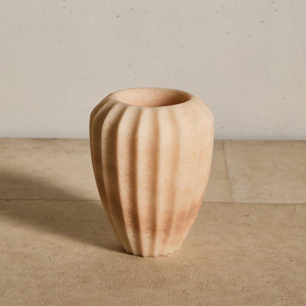 SMALL FLUTED VASE image number 2