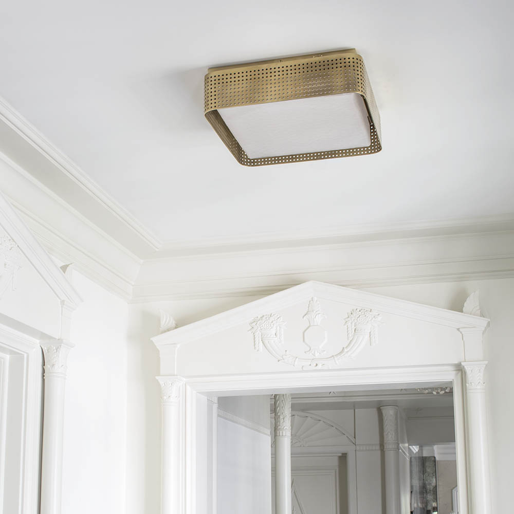 PRECISION LARGE FLUSH MOUNT - BRONZE image number 2