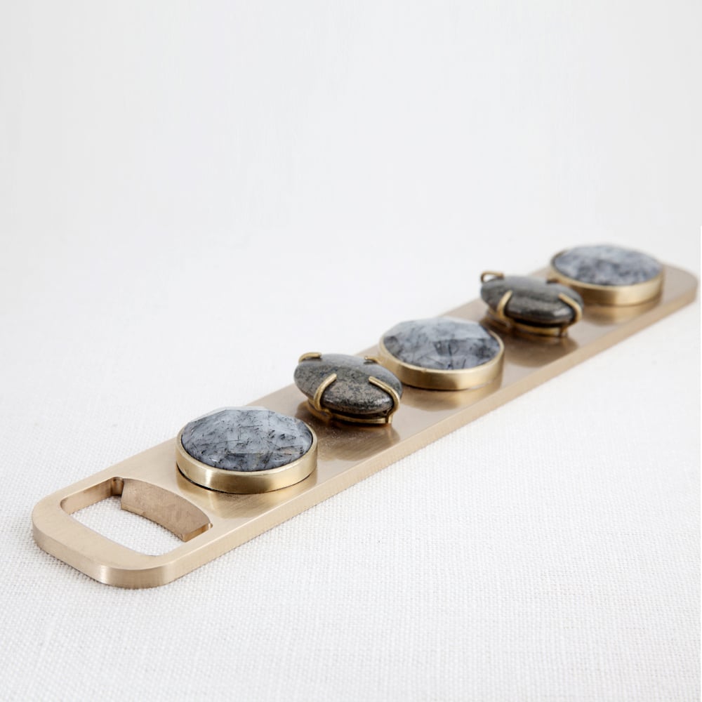 BEJEWELED BOTTLE OPENER - PYRITE image number 2