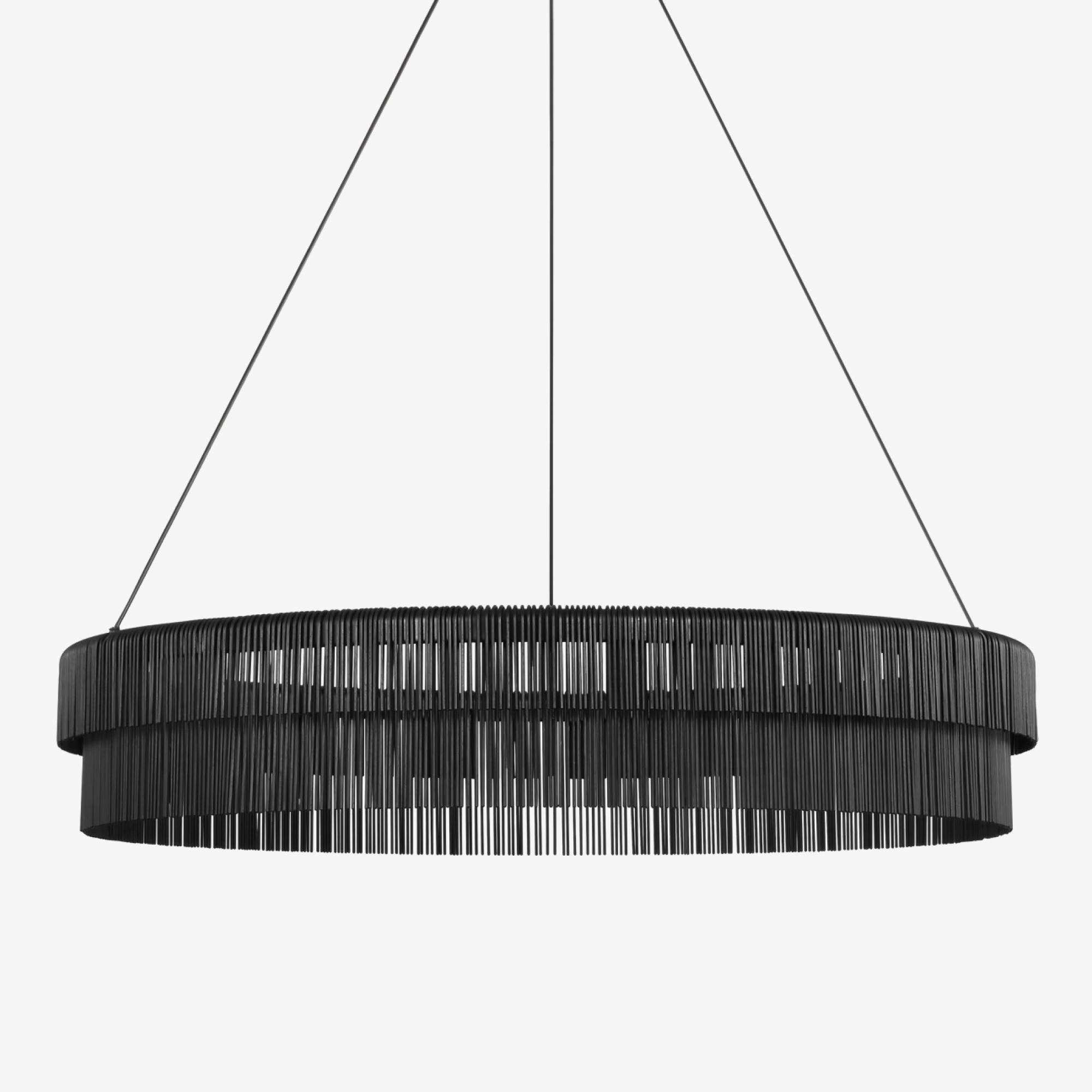 Differo 34" Layered Ring Chandelier image number 2