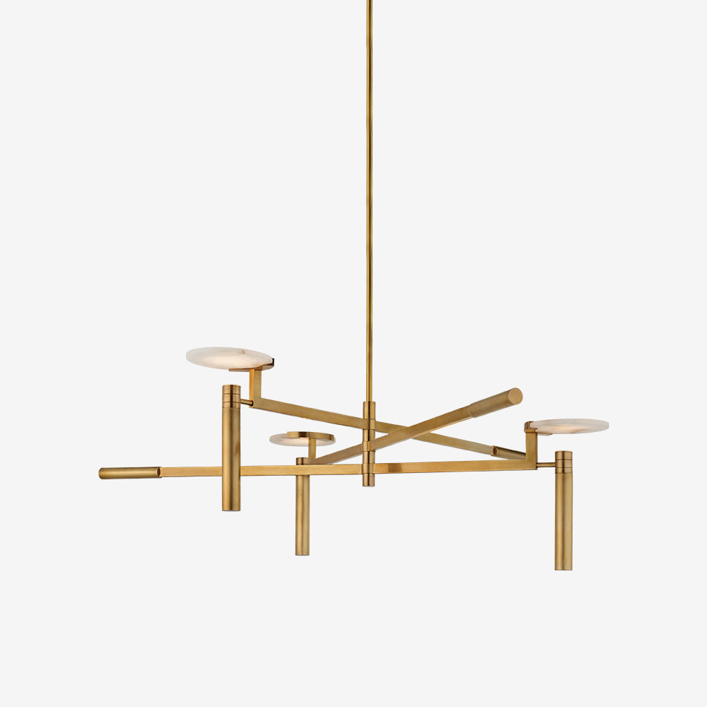 MELANGE LARGE FLOATING DISC CHANDELIER