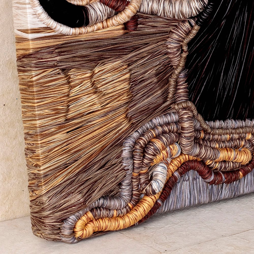 Entanglement Fiber Art Hanging image number 4