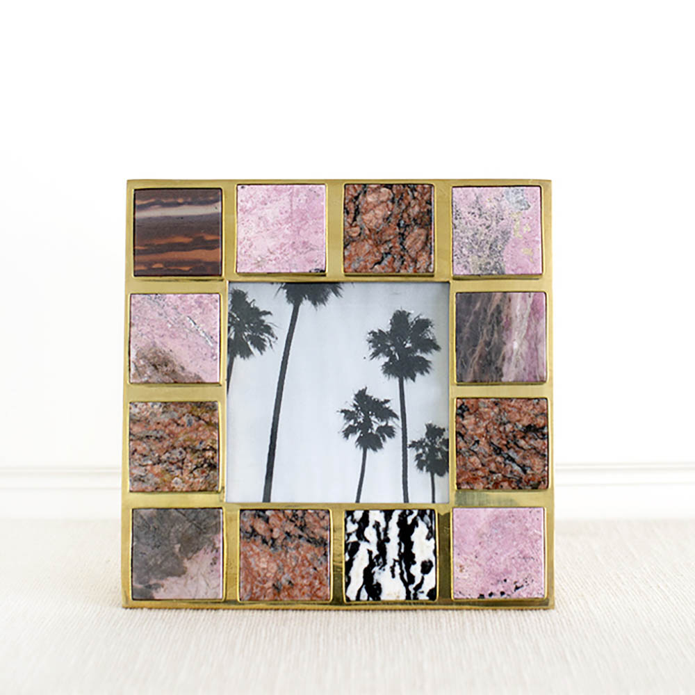 CURATED GEMSTONE BRONZE FRAME image number 1