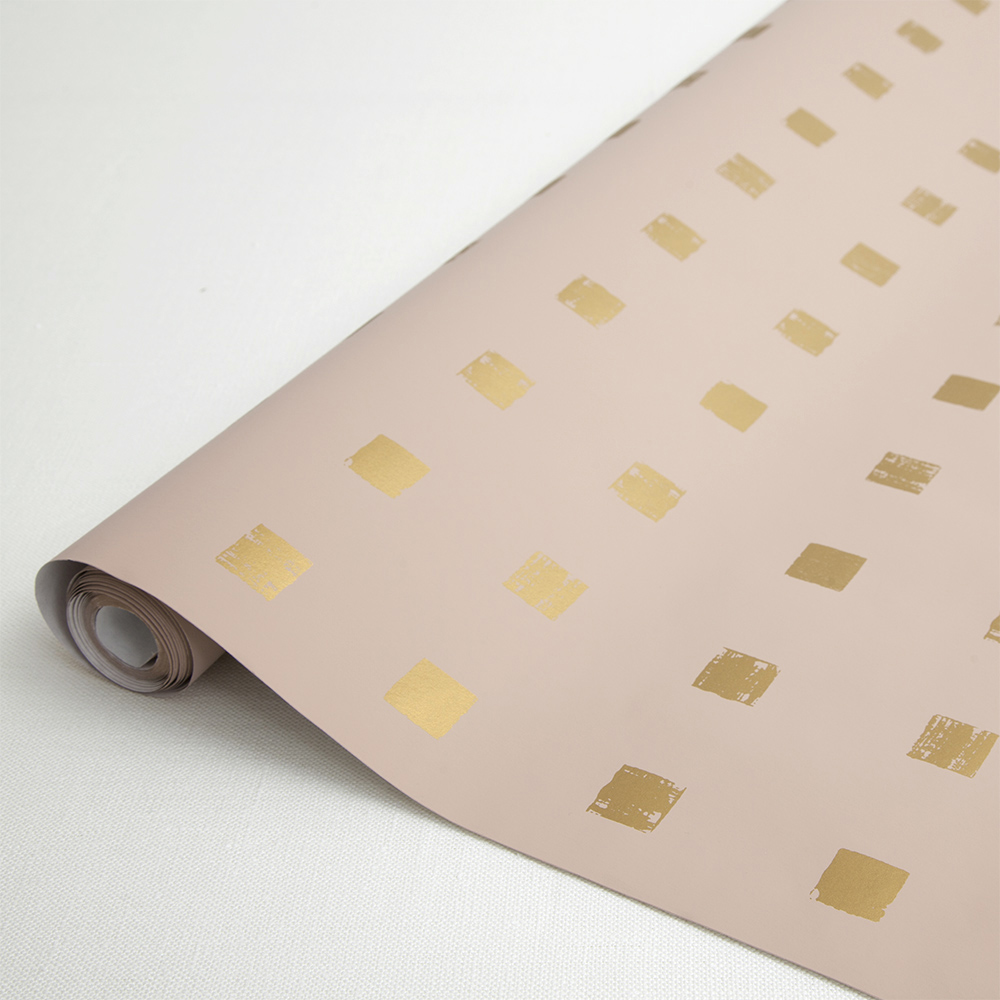 CHALET WALLPAPER - SHELL GOLD image number 1