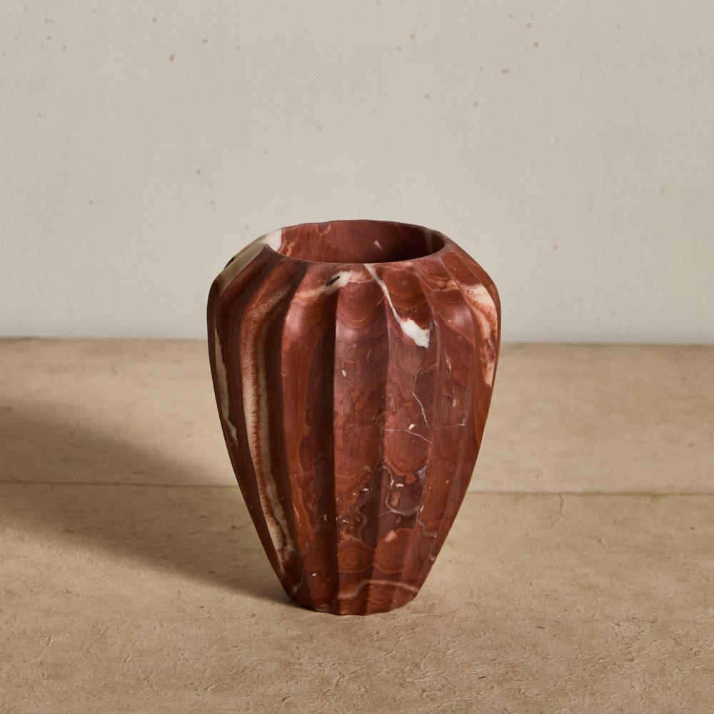 FLUTED SMALL VASE