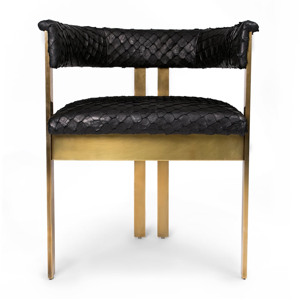 ELLIOTT CHAIR IN PIRARUCU FISH image number 0