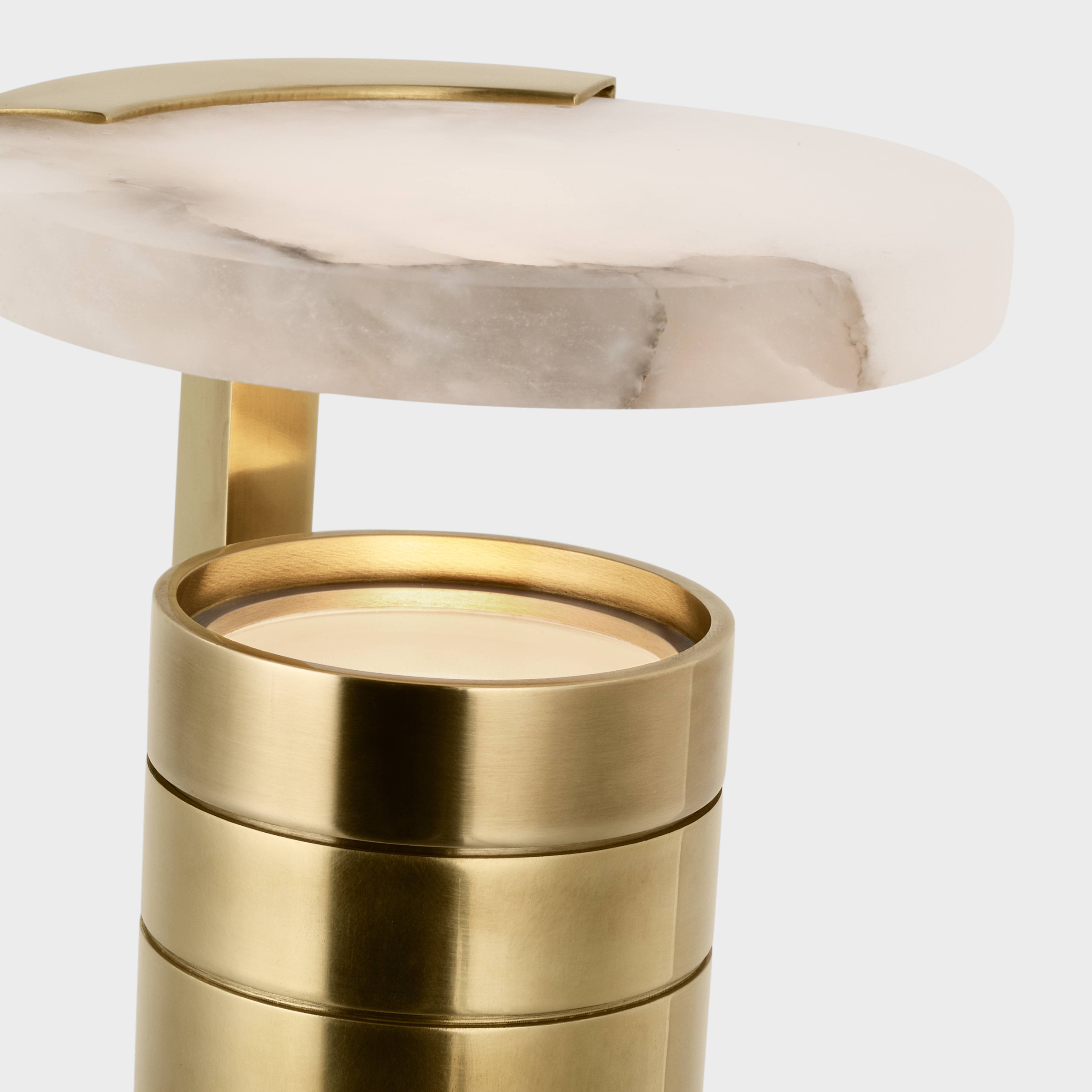 Melange 9" Rechargeable Floating Disc Accent Lamp image number 4