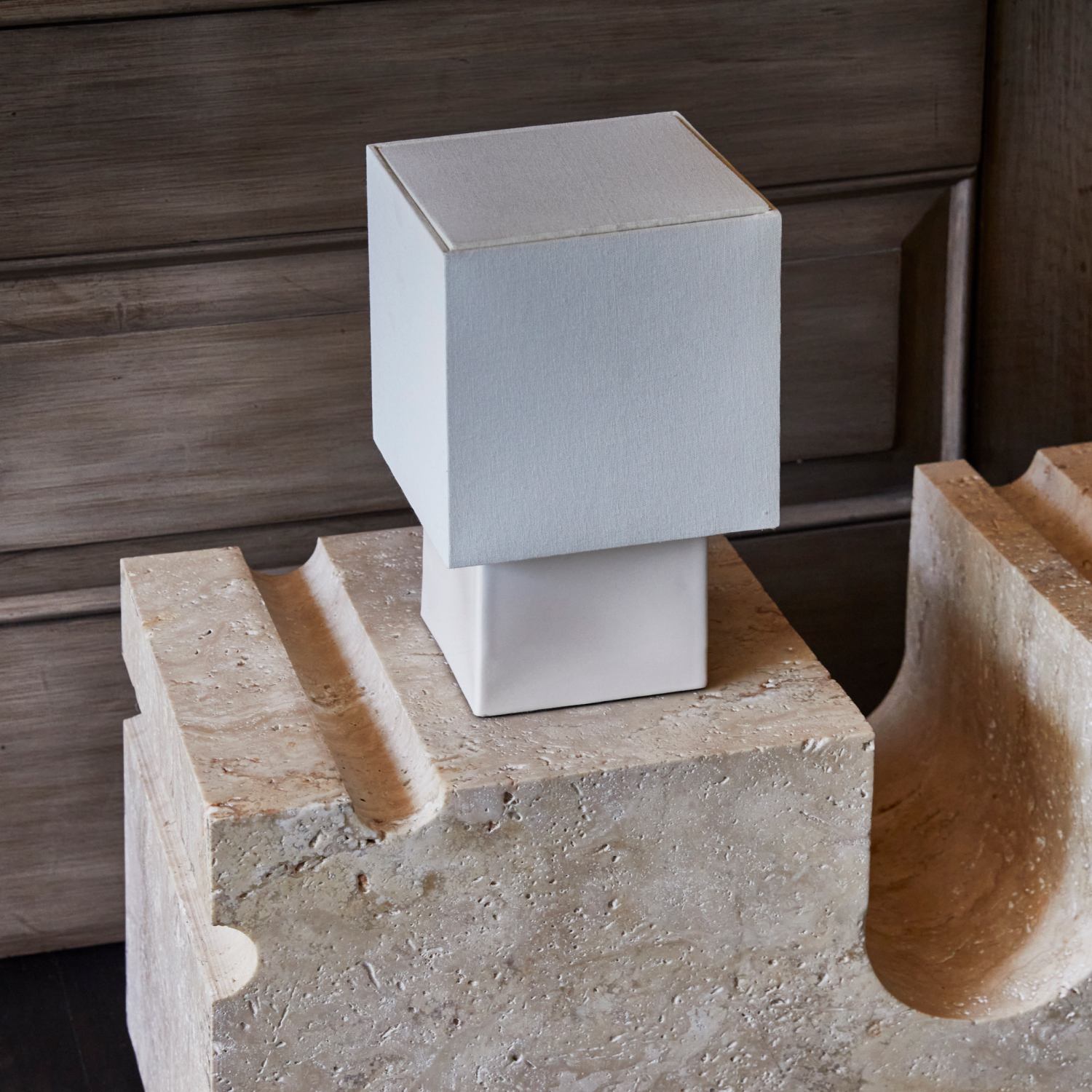 PARI SMALL SQUARE TABLE LAMP image number 2