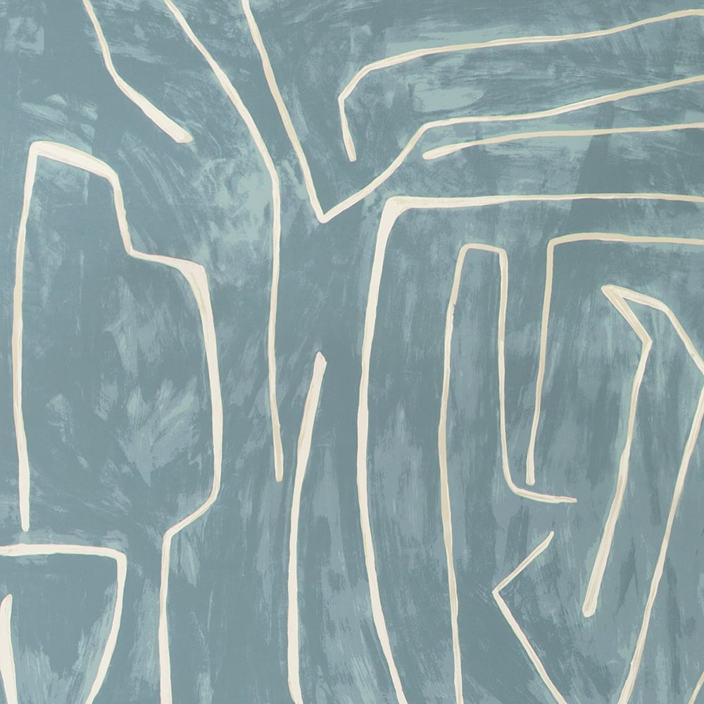 GRAFFITO WALLPAPER ROLL - IVORY GOLD image number 0