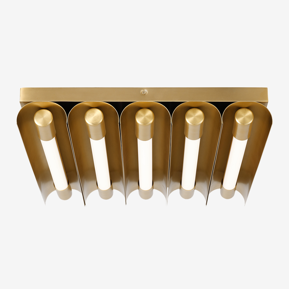 Carson Five Light Flush Mount image number 0